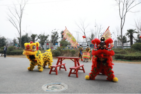 開工大吉 | 舞獅歡慶開門紅，中原工業設計城虎年再出發!